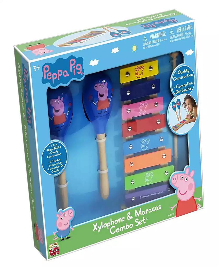 Peppa Pig Wood Xylophone  Maracas Combo Set