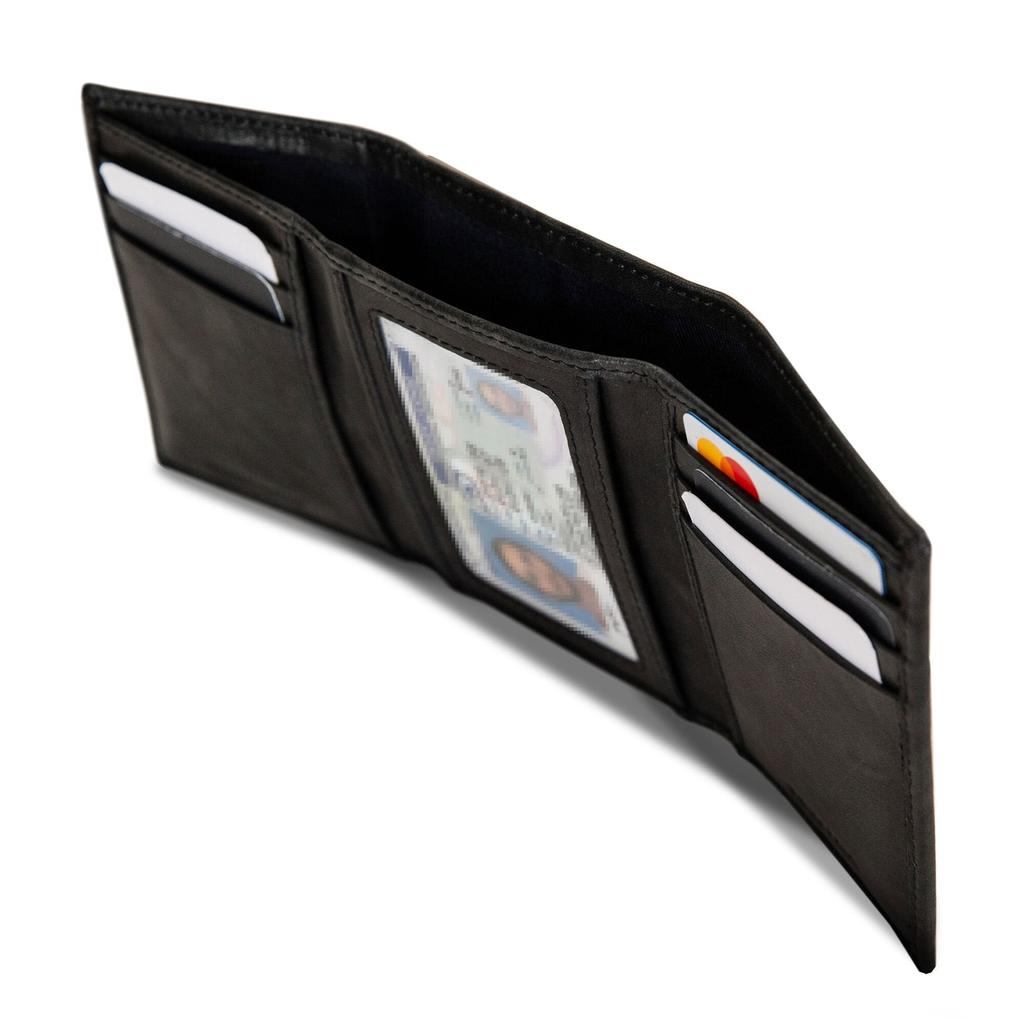 Nautica Mens Leather Trifold Wallet