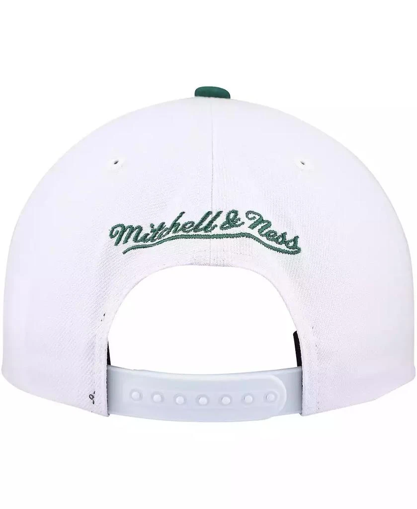 Mitchell & Ness Men's White/Green Michigan State Spartans 2-Tone 2.0 Snapback Hat 3