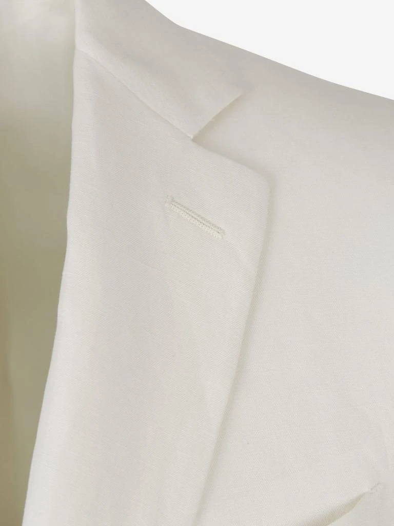 Canali Canali Linen And Silk Suit 3