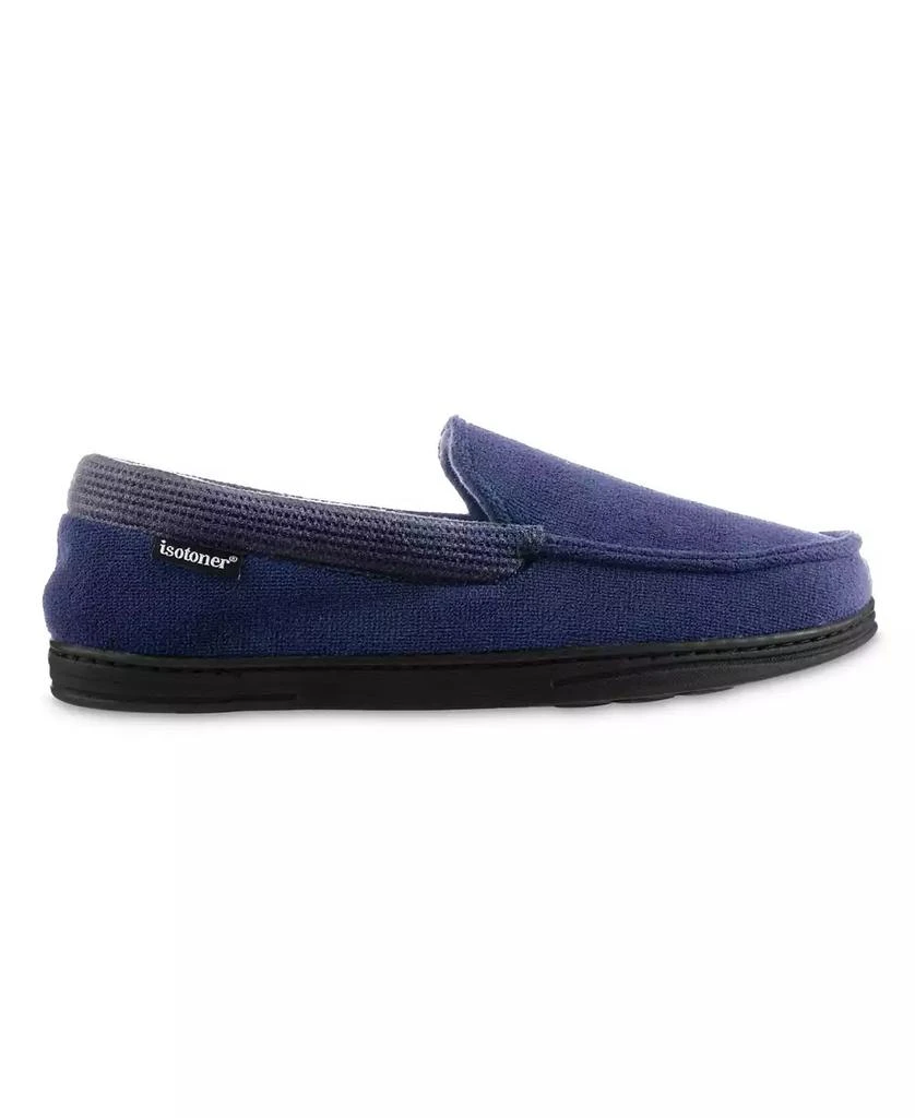 Isotoner Signature Men's Microterry and Waffle Travis Moccasin Slippers 7