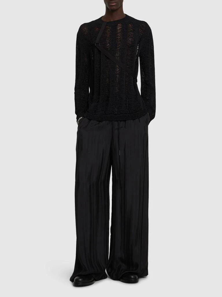 ANN DEMEULEMEESTER Balder Oversize Stitched  Sweater 1