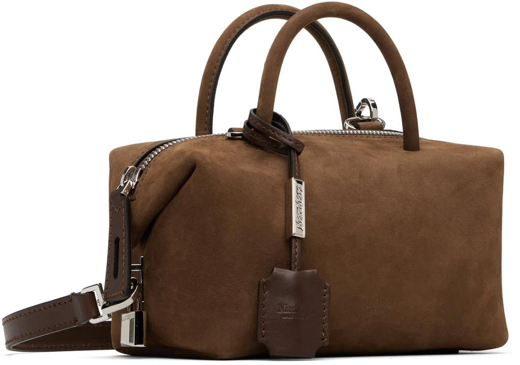 Max Mara Brown Holdalls Suede Bag 2