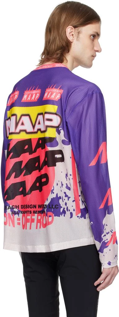 MAAP Purple Bleach Design Werks Edition LS Mesh T-shirt 3
