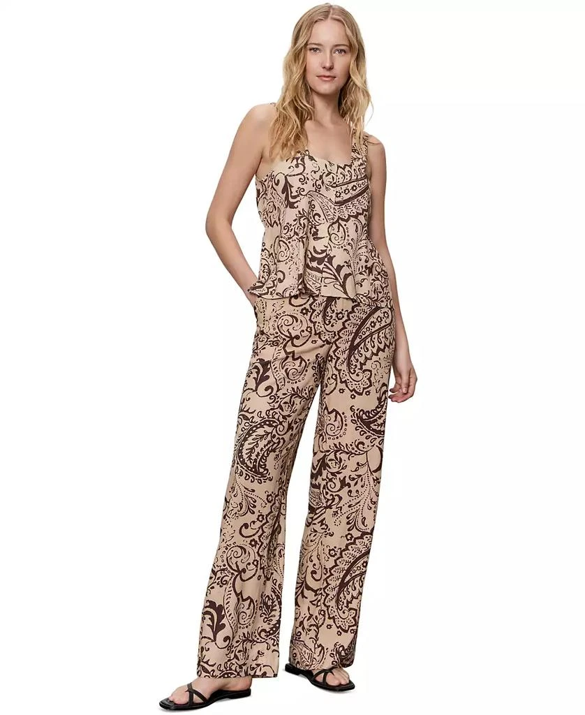 Sanctuary Women's The Soft Printed Wide-Leg Trousers 1