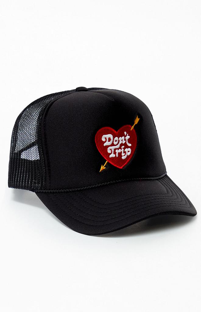 Free 
Easy Heart 
Arrow Don
t Trip Trucker Hat