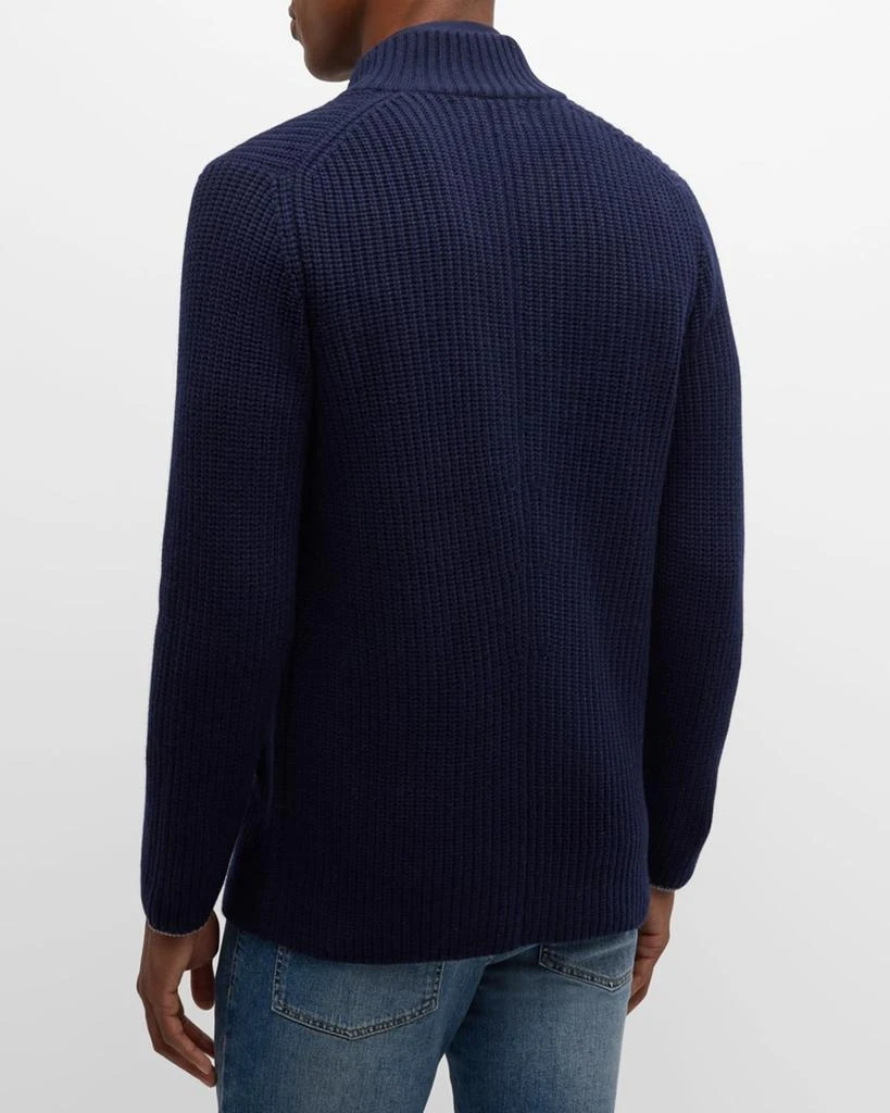 Brunello Cucinelli Men's Knit Double-Breasted Cardigan 4