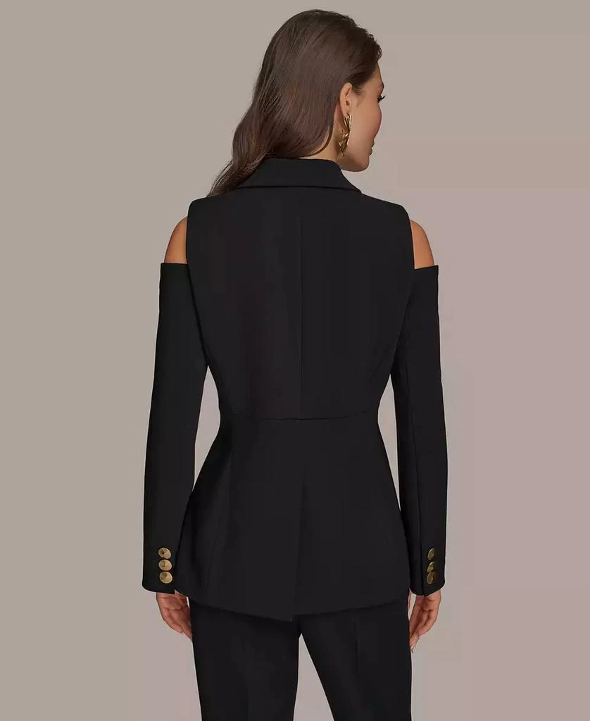 Donna Karan Women's Cold Shoulder Blazer 2