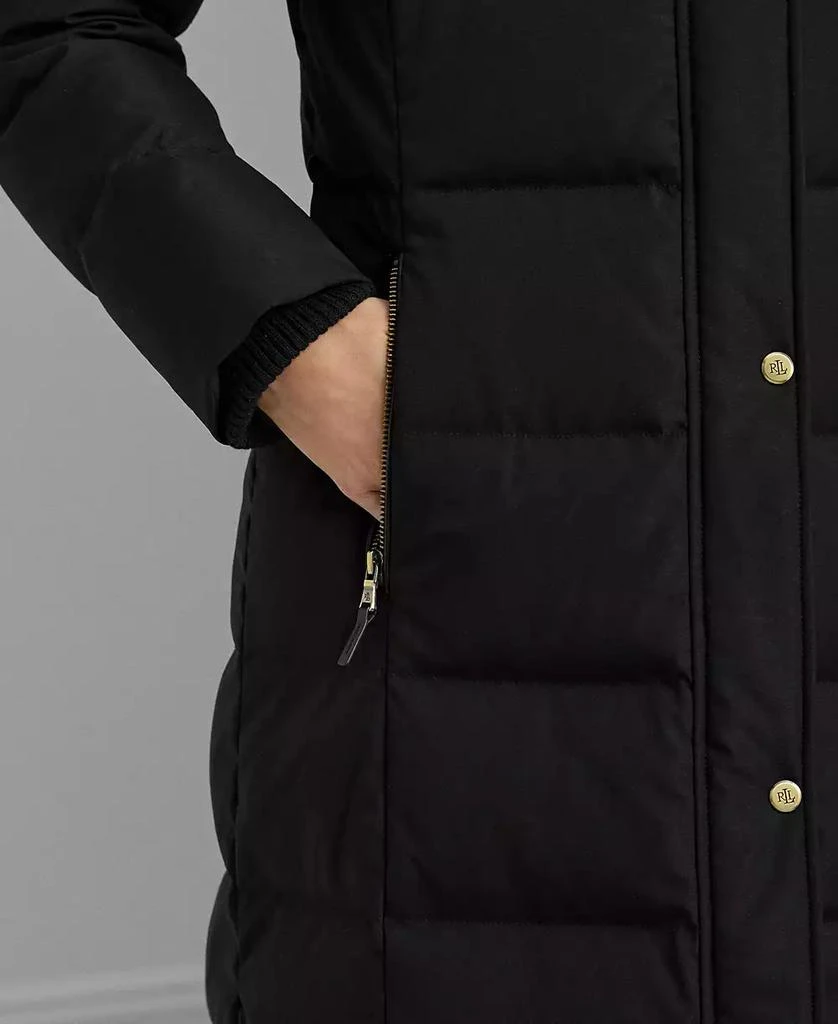 Ralph Lauren Women's Maxi Faux-Fur-Trimmed Hooded Puffer Coat 4