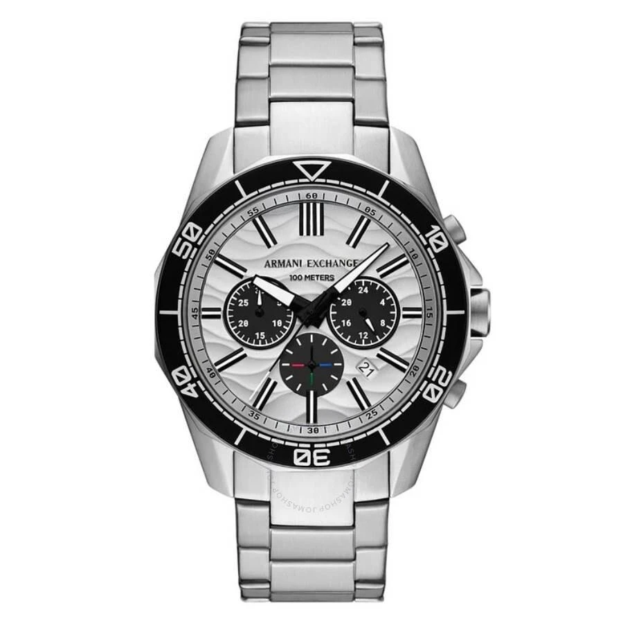 Armani Exchange Spencer Chronograph Quartz Silver Dial Men
s Watch AX1969