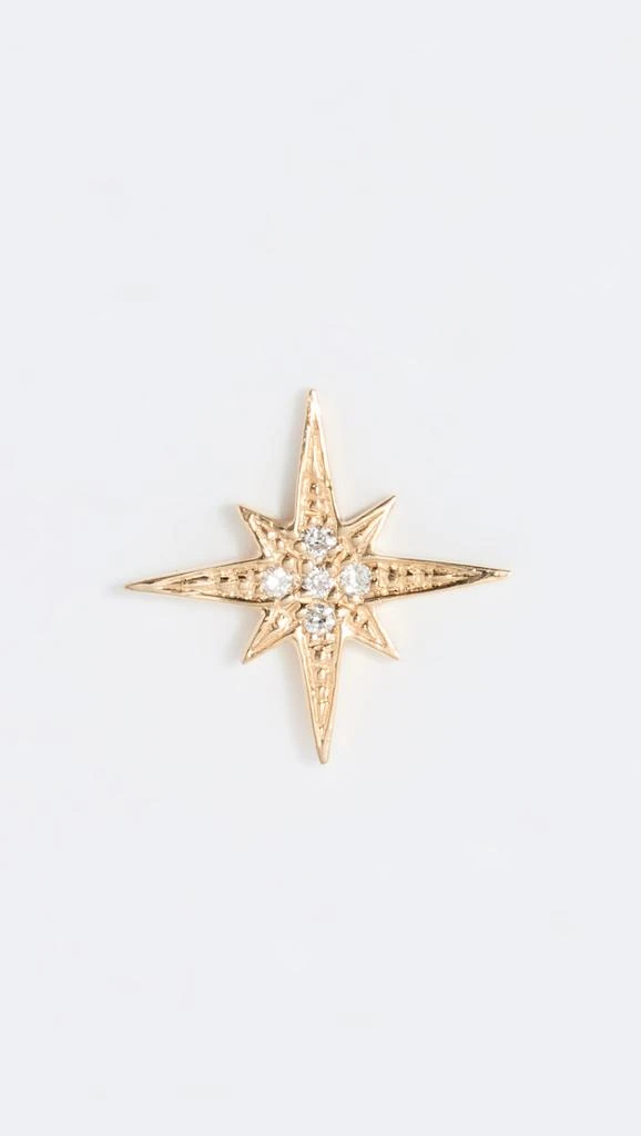 Sydney Evan 14k Small Starburst Stud 1