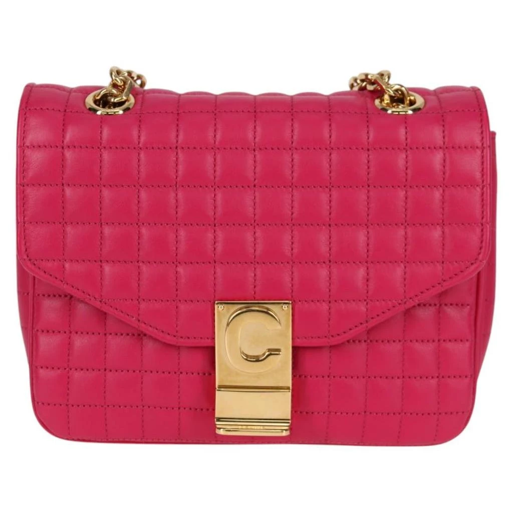 Celine C Bag Quilted Leather Leather Bag (Pre-Owned)