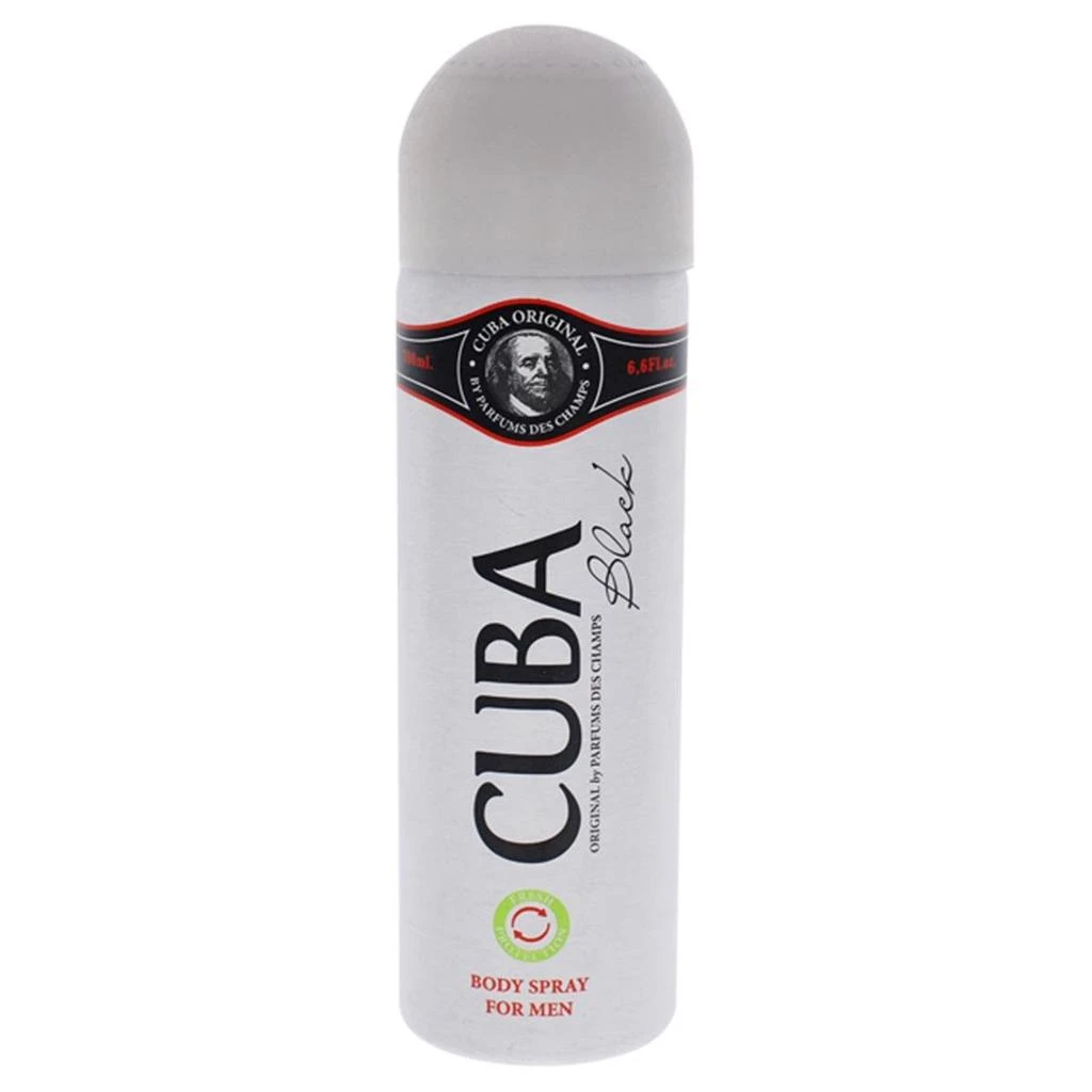 cuba 6.6 oz Men  Black Body Spray 2