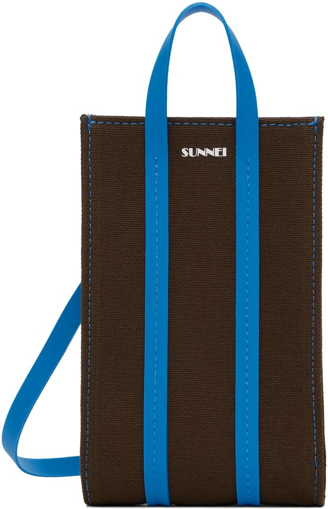 SUNNEI Brown Micro Parallelepipedo Bag 1