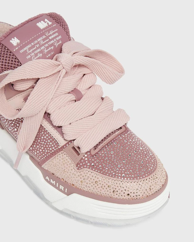 AMIRI MA-1 Crystal Suede Skater Sneakers 6