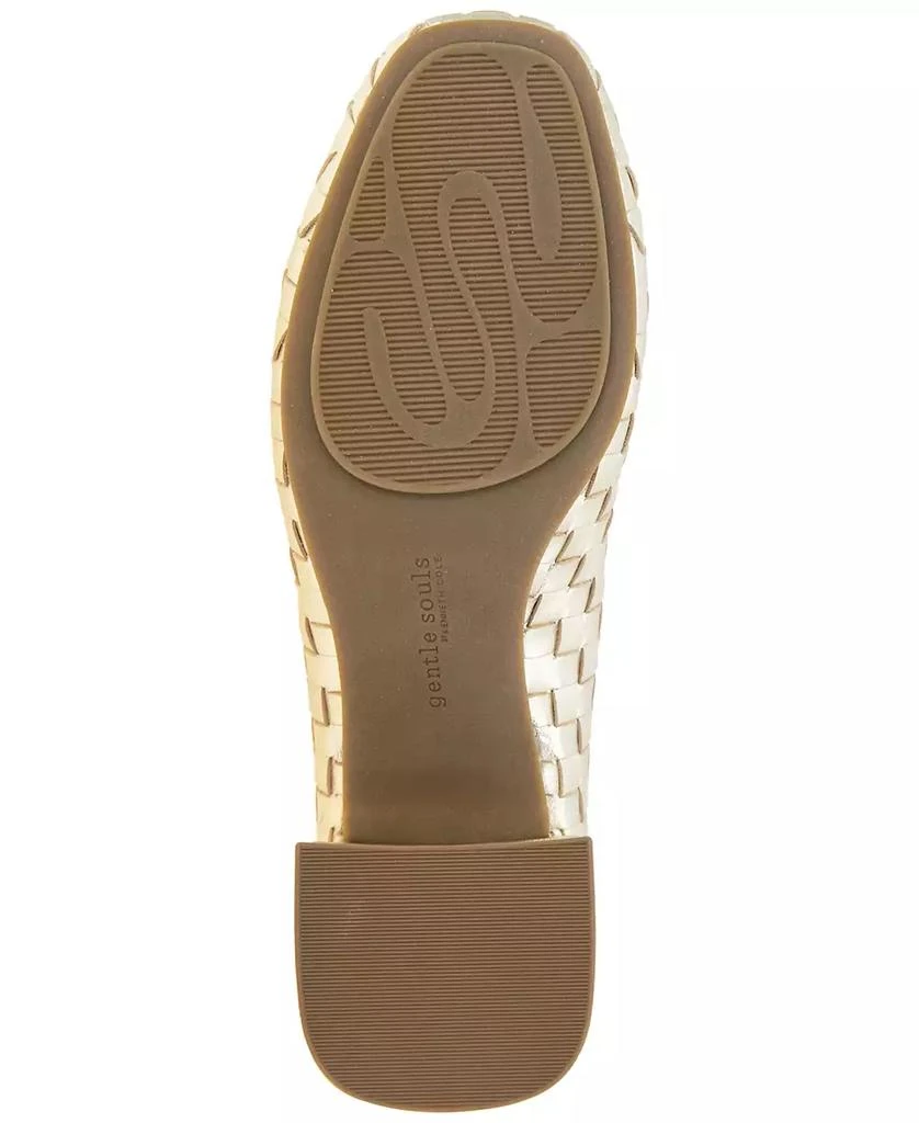 Gentle Souls Women's Lancinen Woven Block-Heel Pumps 5