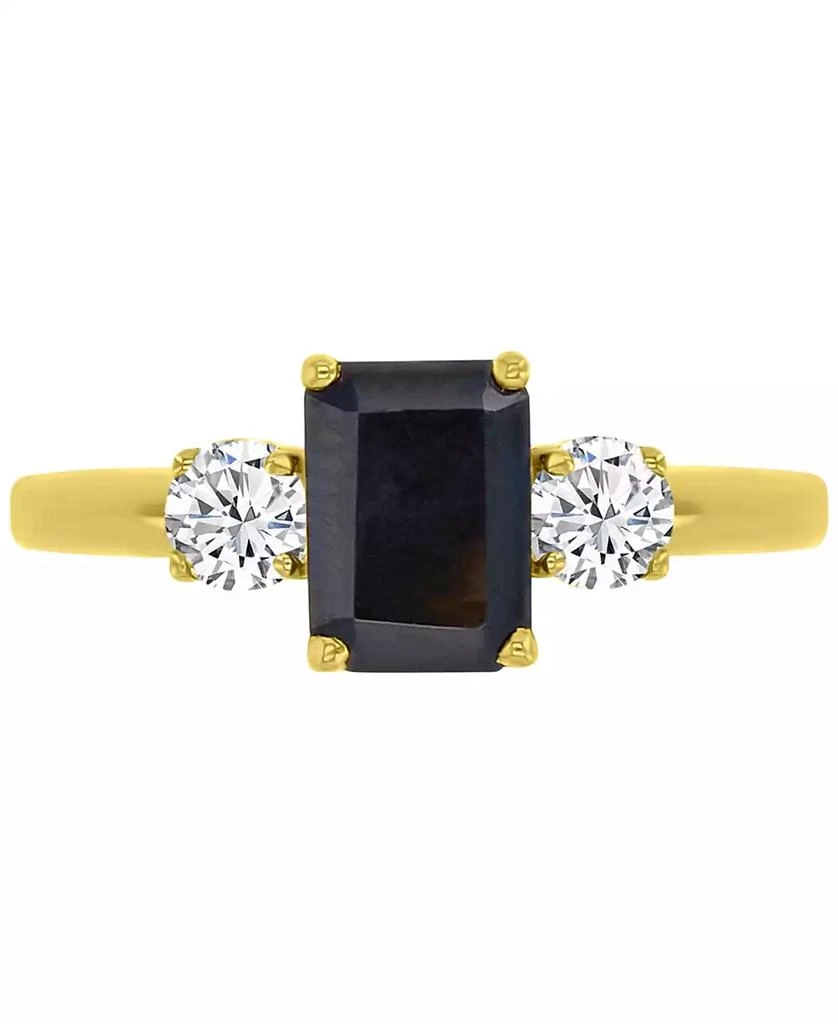 Macy
s Onyx 
White Topaz Ring