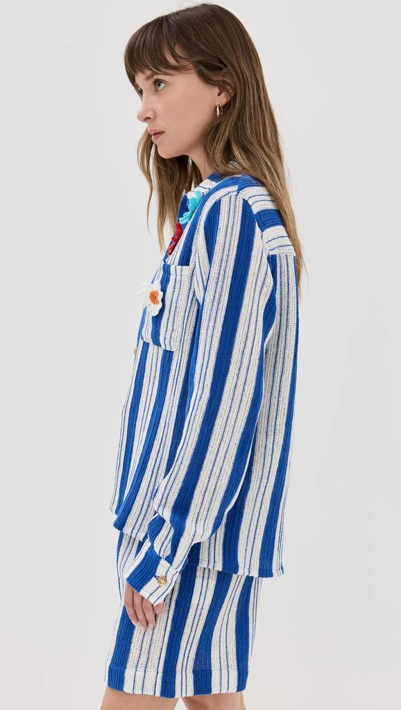 MIRA MIKATI Crochet Flower Long Sleeved Shirt 3