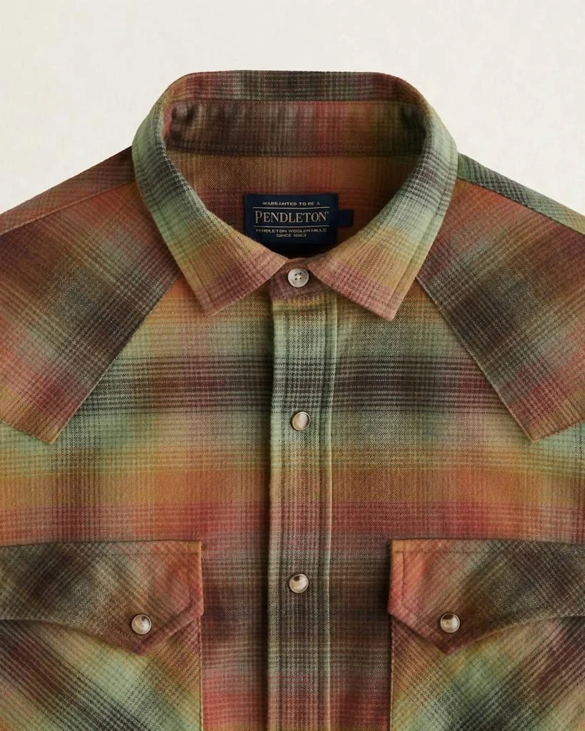 PENDLETON Pendleton - MEN'S PLAID WYATT SNAP-FRONT COTTON SHIRT 2