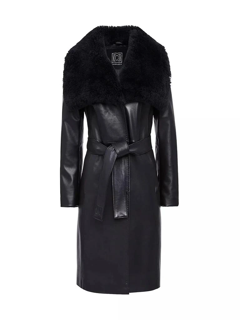 Dawn Levy Nina Leather Coat 1