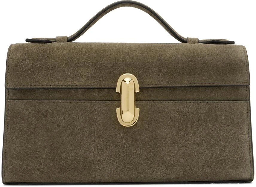 SAVETTE Brown Symmetry Pochette Bag 1
