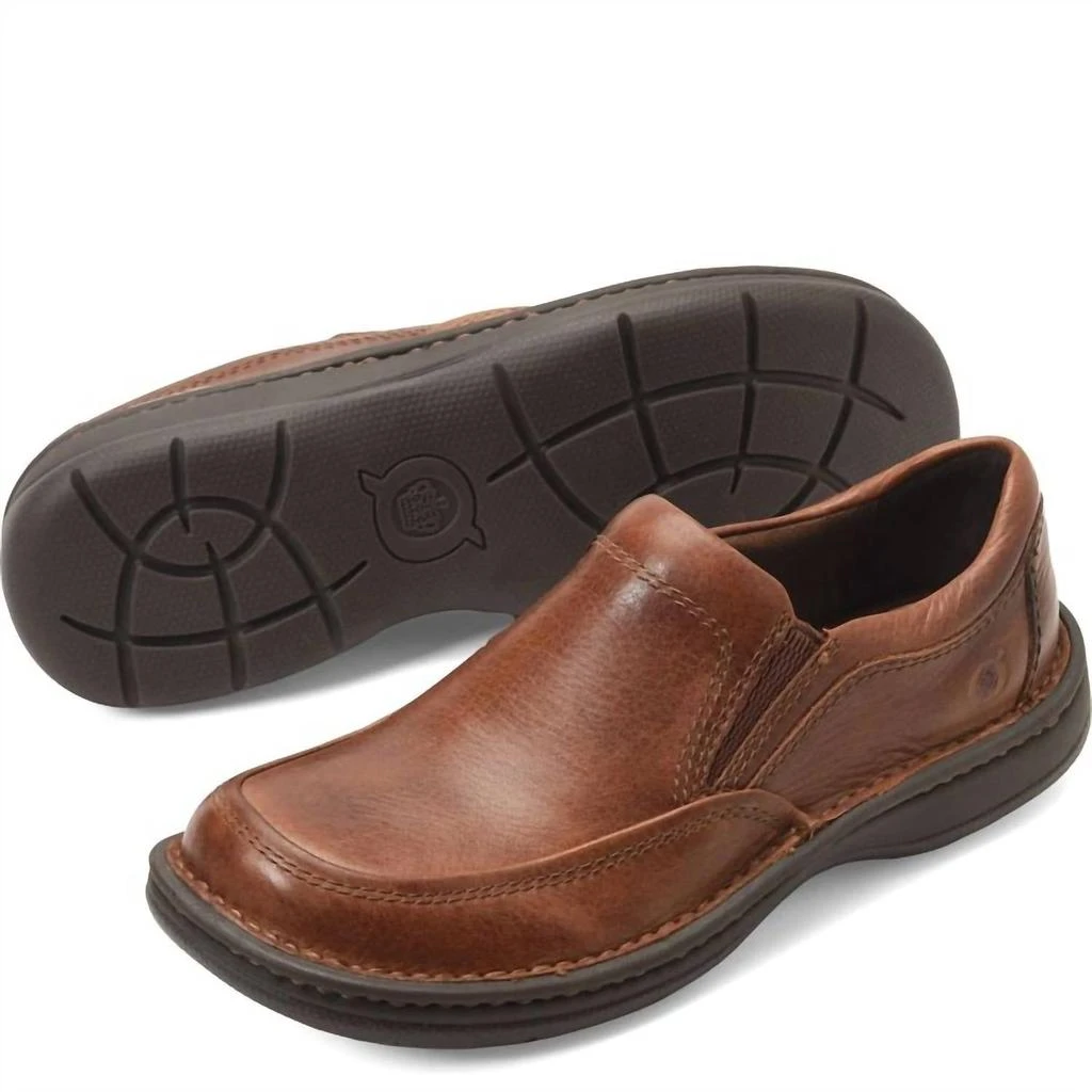 Born Men's Blast Iii Casual Shoes In Dark Tan 1