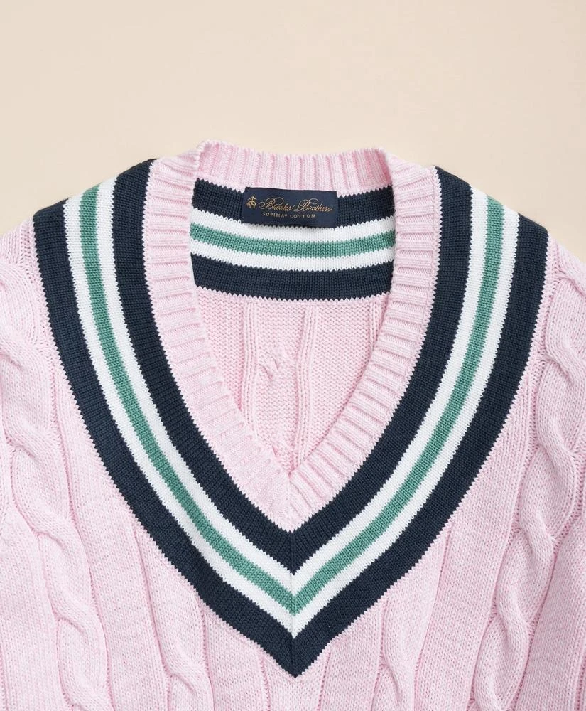 Brooks Brothers Archive Tennis Sweater in Supima® Cotton 2