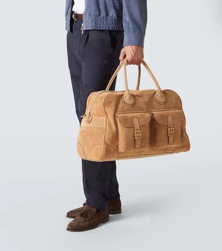 Brunello Cucinelli Suede duffel bag 2