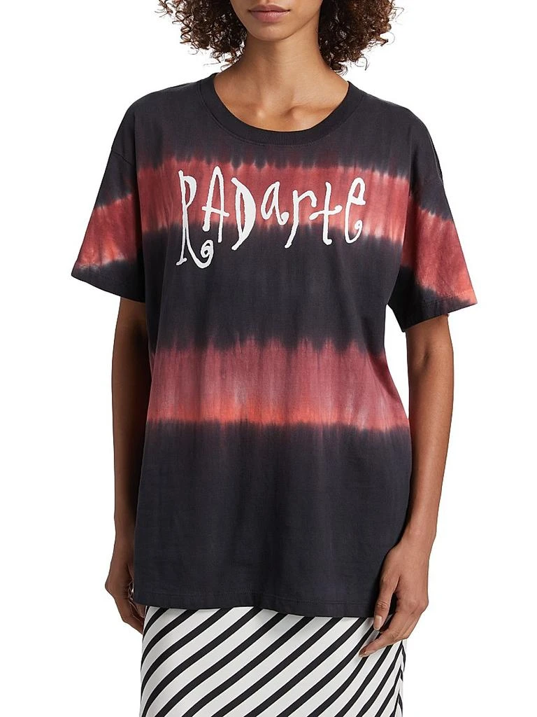 Rodarte Beetlejuice II x Rodarte Logo Tie-Dye Cotton T-Shirt 3