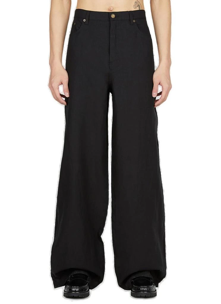 Saint Laurent Saint Laurent Relaxed Wide-Leg Pants 1