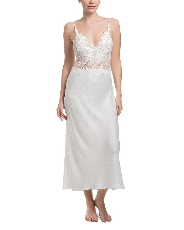 In Bloom Lace Bodice Satin Gown 1