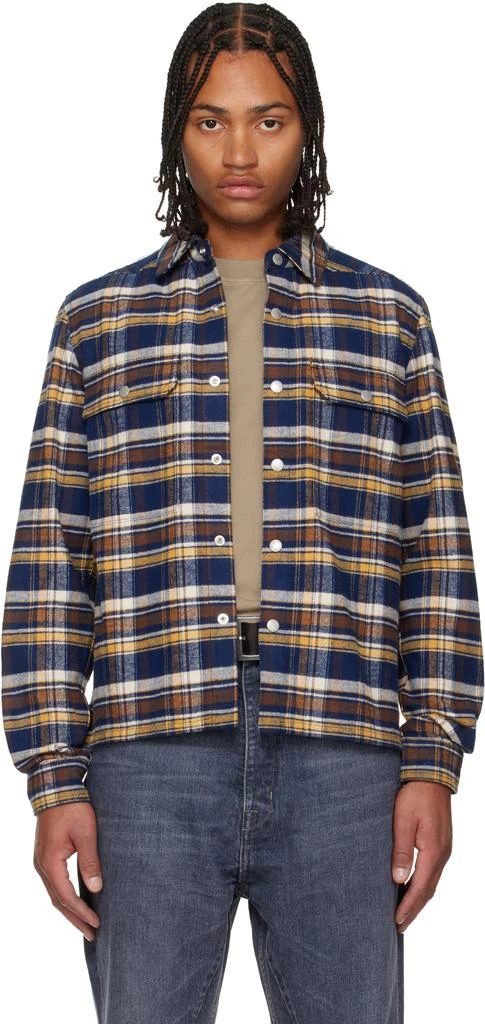 Rick Owens Multicolor Concordians Cropped Overshirt 1