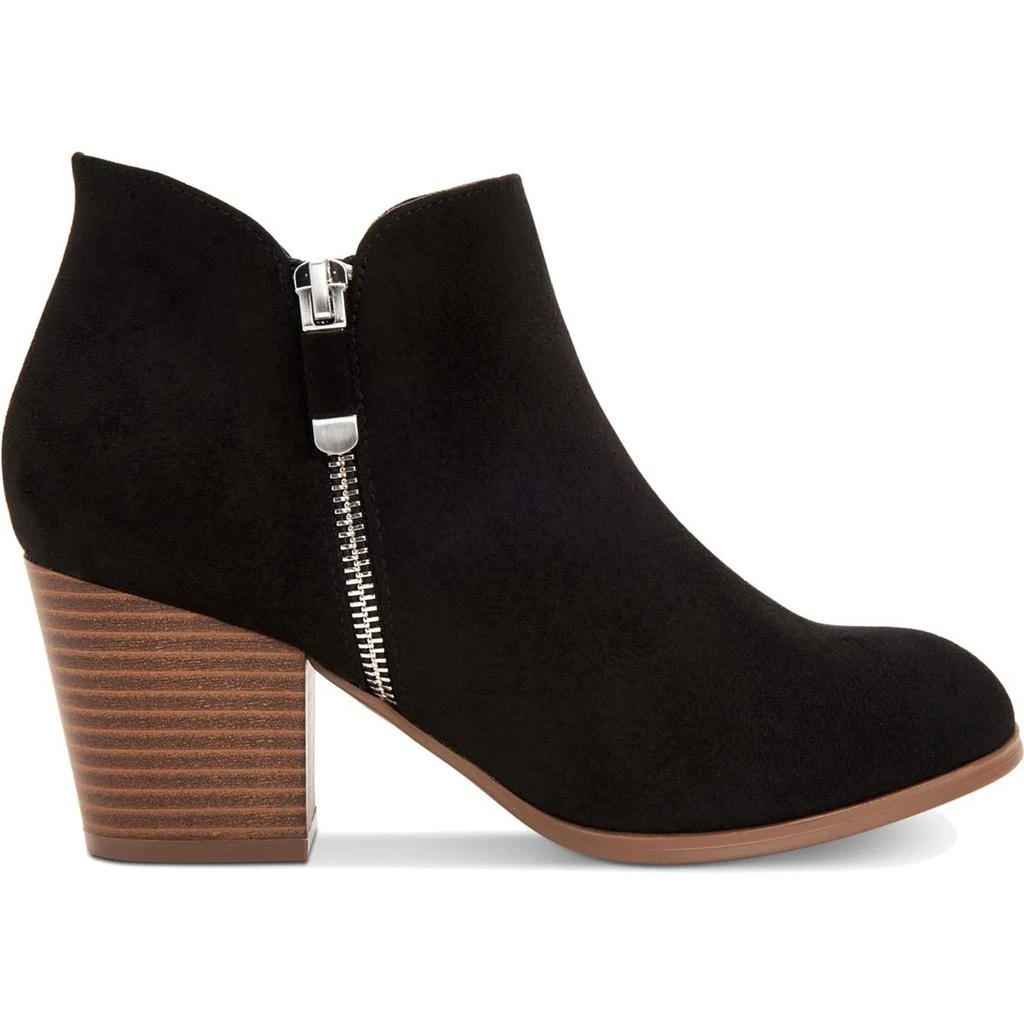 Style & Co Masrinaa Womens Faux Suede Ankle Booties 2