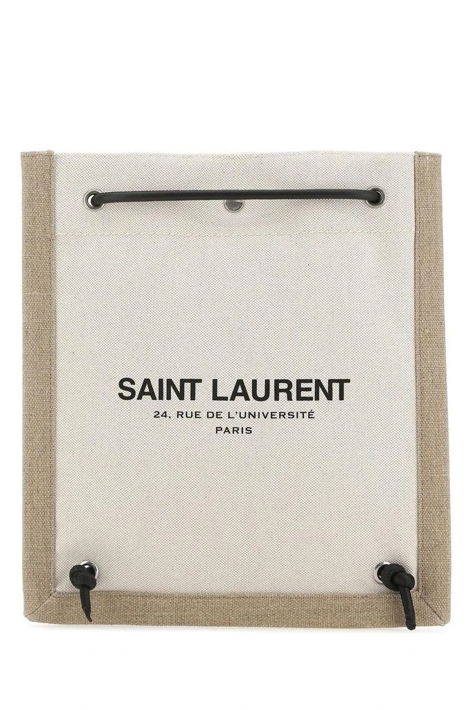 Saint Laurent Two-tone Canvas Université Crossbody Bag 1