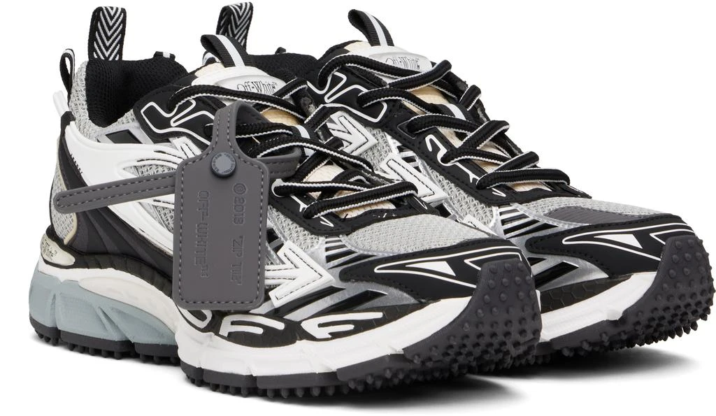 Off-White Gray & Black Be Right Back Sneakers 4