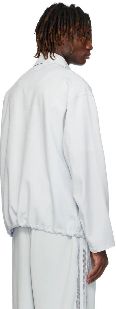 Y-3 Gray Sport Uniform Coach Jacket 3