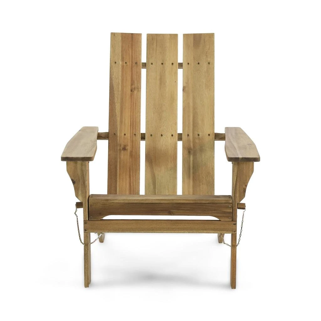 Streamdale Furniture Streamdale Folding Acacia Wood Adirondack Chair 5
