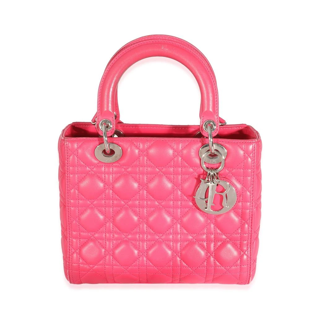 Dior Christian Dior Pink Cannage Lambskin Medium Lady Dior 1