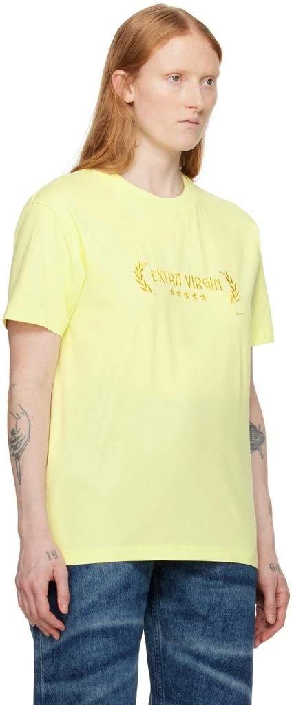 Eytys Yellow Leon 'Extra Virgin' T-Shirt 2