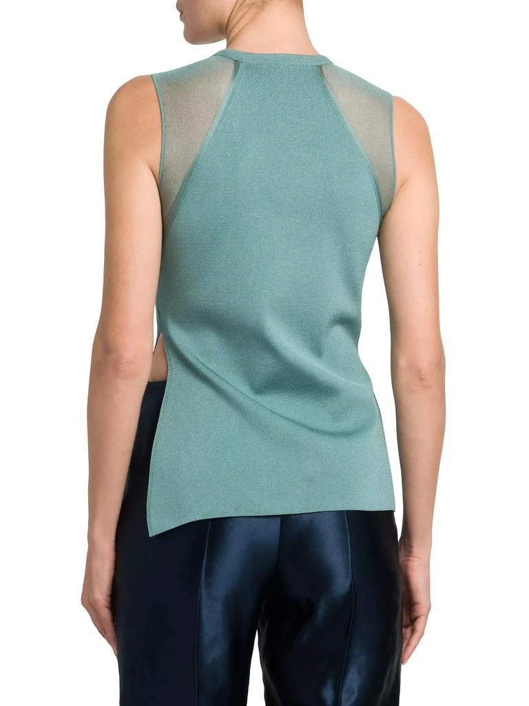 Giorgio Armani Side-Split Knit Tank Top 5