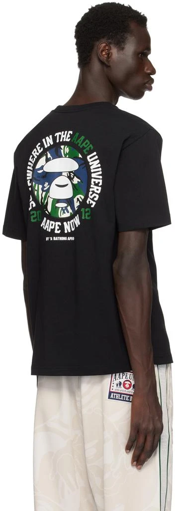 AAPE by A Bathing Ape Black Logo Short Sleeve T-shirt 3