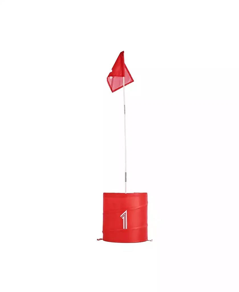 HONGGE Outdoor Golf Yard Game Set with Buckets Balls Flags and Storage Bag 2