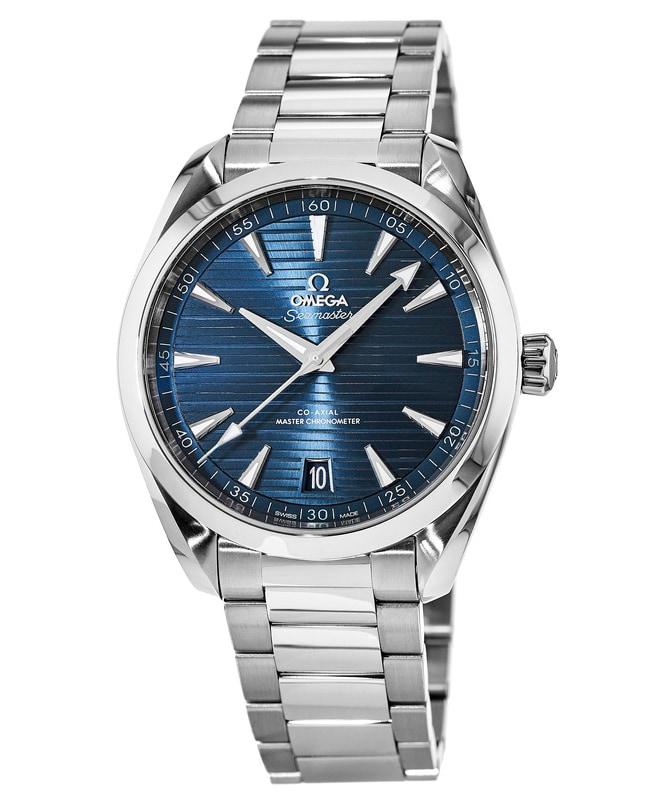 Omega Omega Seamaster Aqua Terra 150M Teak Blue Dial Steel Men's Watch 220.10.41.21.03.004