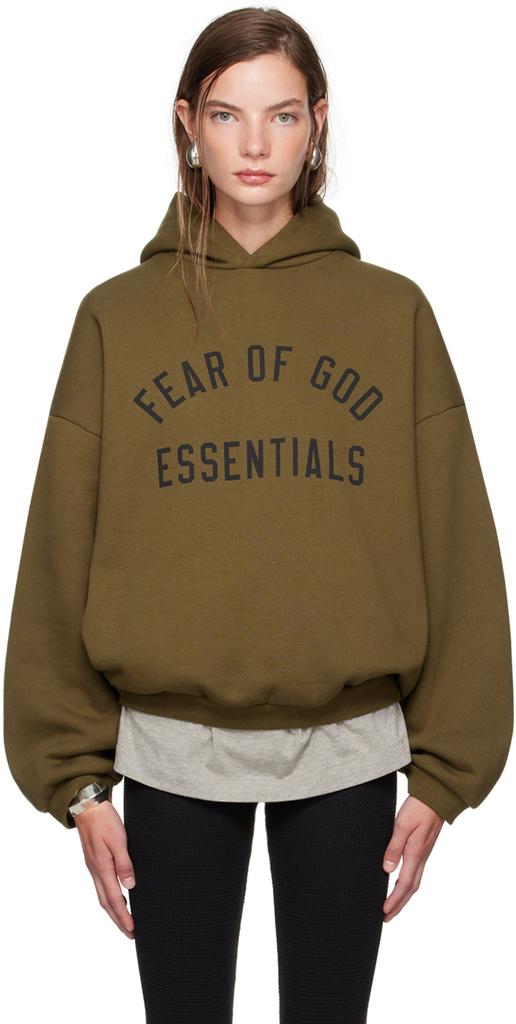 Essentials Fear Of Good Hoodie, Womens outlet Large, Khaki