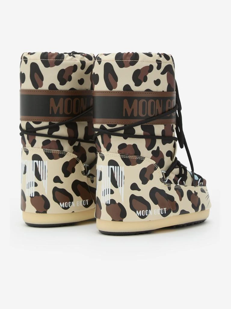 Moon Boot Moon Boot Kids Icon Leopard Boots in Brown 4