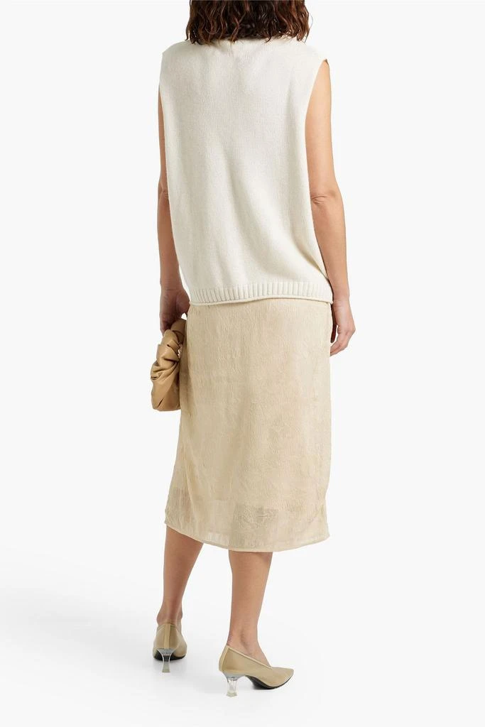 CO Plissé-chiffon midi skirt 3