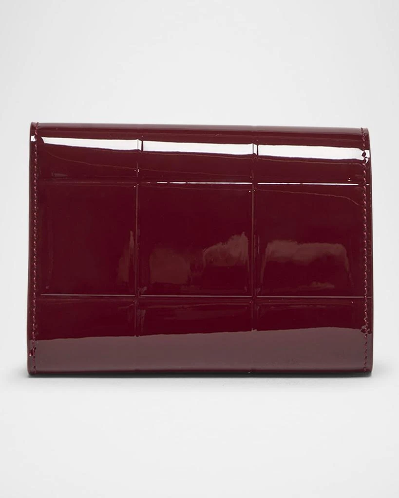 Yves Saint Laurent Slim Trifold Wallet in Patent Quilted Leather 4