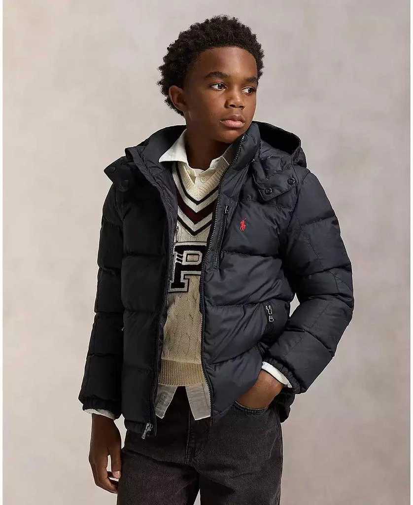 Ralph Lauren Big Boys Ripstop Down Hooded Jacket