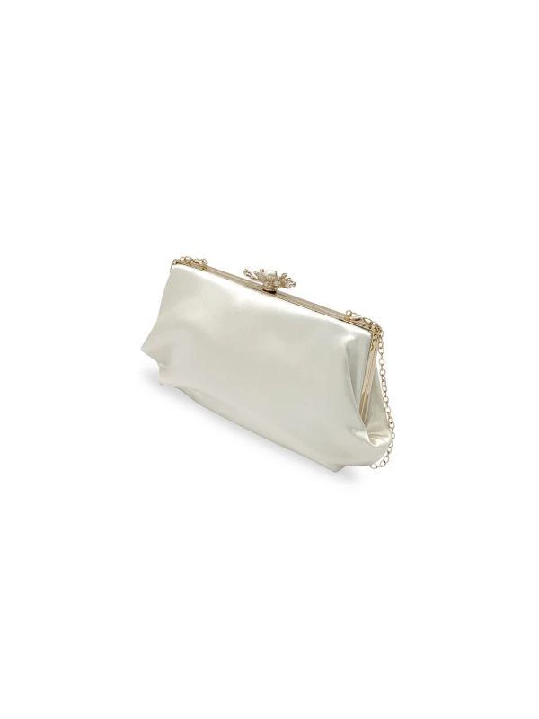 La Regale Embellished Satin Clutch 2