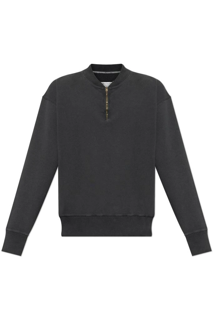 MAISON MARGIELA Maison Margiela Half Zipped Sweatshirt from Cettire